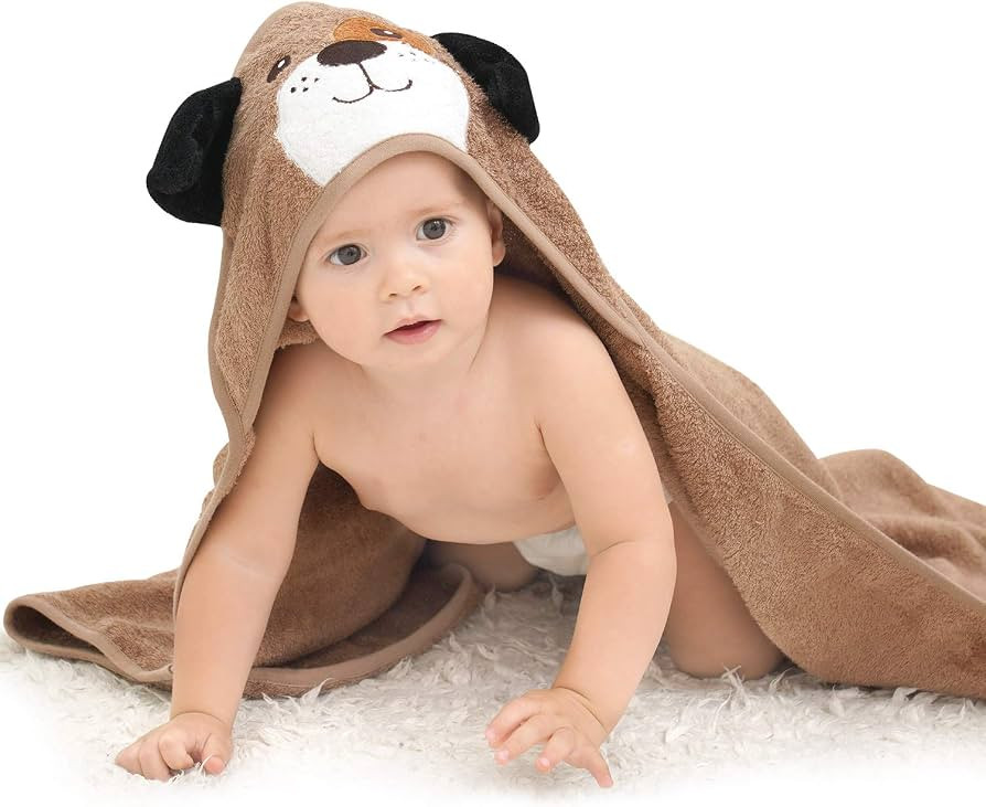 Touchat Hooded Baby Towels, Soft and Hypoallergenic Baby Bath Towels with Hood for Toddler Infant... | Amazon (US)