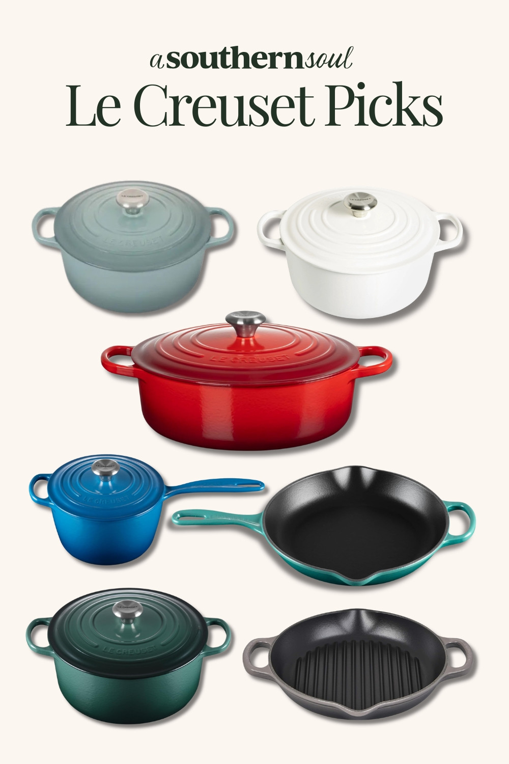 Fun colors and rich flavors are a few things I love about Le Creuset!

Sharing my favorites below. 

 #LTKfoodie #LTKHome #LTKSaleAlert