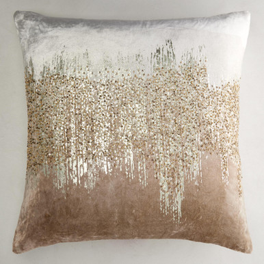 Joie De Vivre Pillow 22" - Gold | Z Gallerie