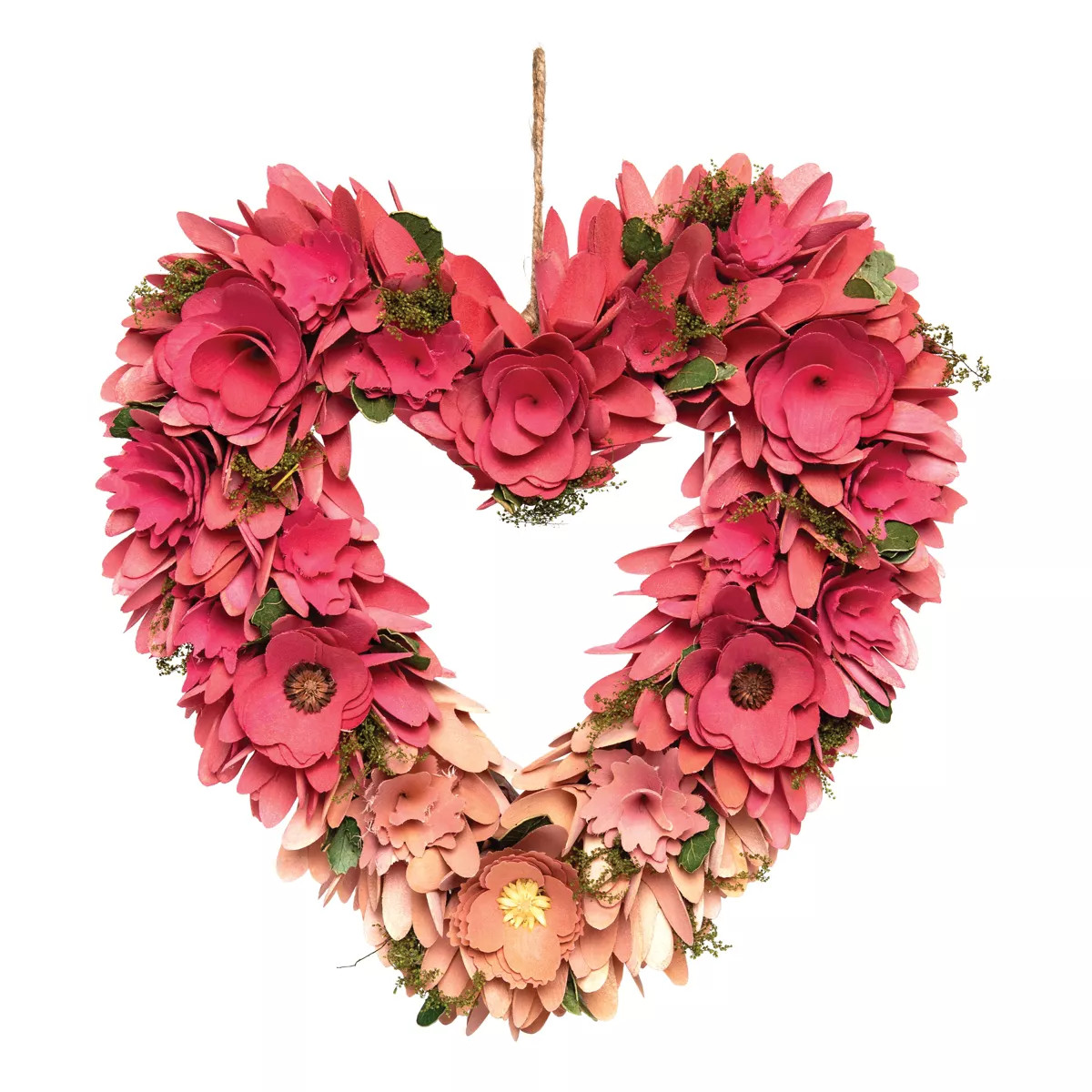 C&F Home Valentine Heart Floral Wreath | Target