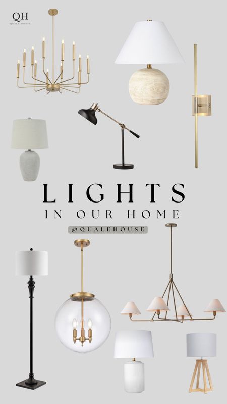 Sharing all the lights we’ve purchased for the new house! Chandeliers, floor lamps, wall sconces and pendant lighting has already been switched out! I couldn’t wait any longer!!! 

#LTKhome