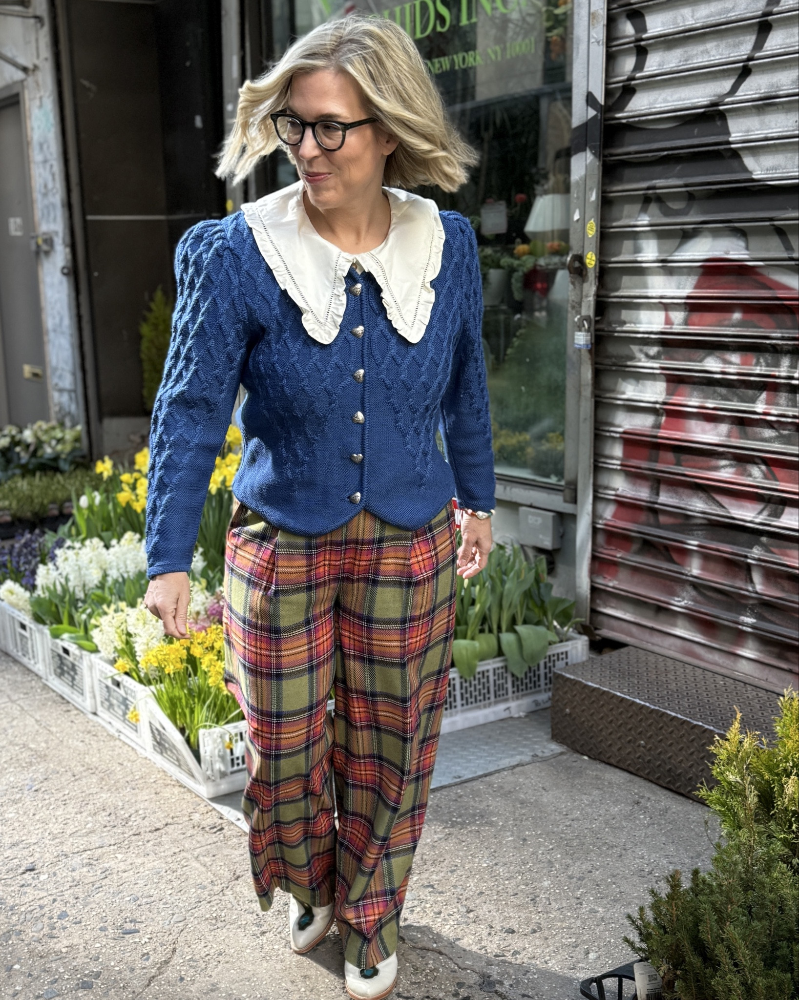 This took me out of my comfort zone but I couldn’t resist these pants!