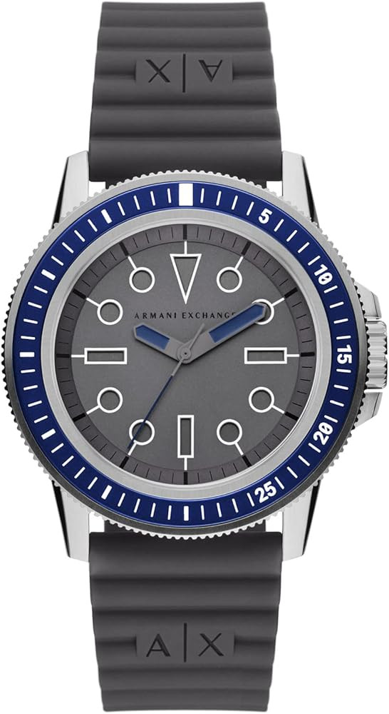 Armani Exchange Men's Chronograph Dress Watch With Leather, Steel or Silicone Band | Amazon (US)