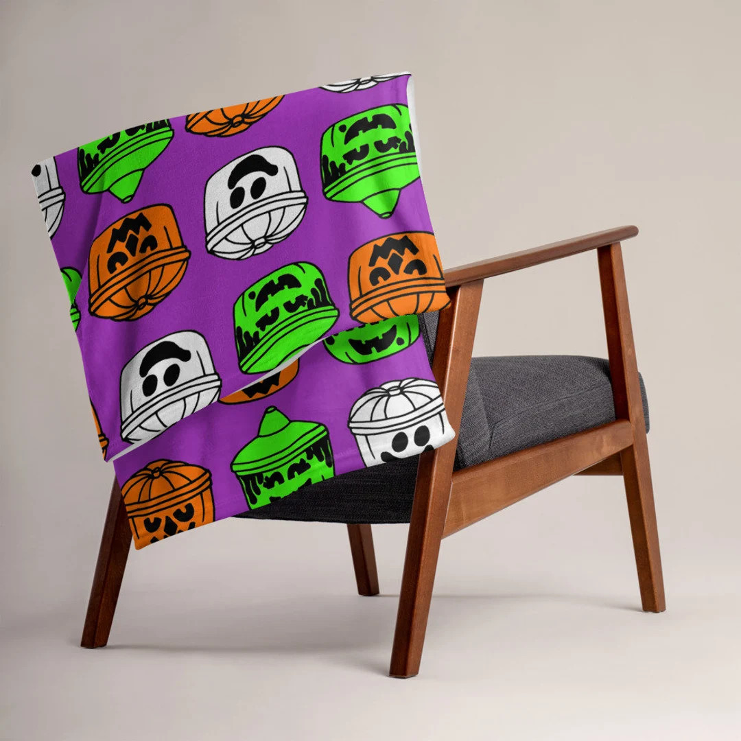 Halloween Bucket Throw Blanket - Etsy Philippines | Etsy ROW