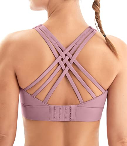 IUGA Sports Bras for Women High Support Large Bust High Impact Womens Sports Bras Strappy Padded ... | Amazon (US)