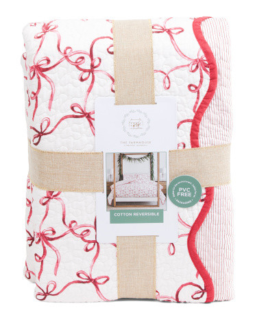Holiday Ribbons Quilt Set | TJ Maxx