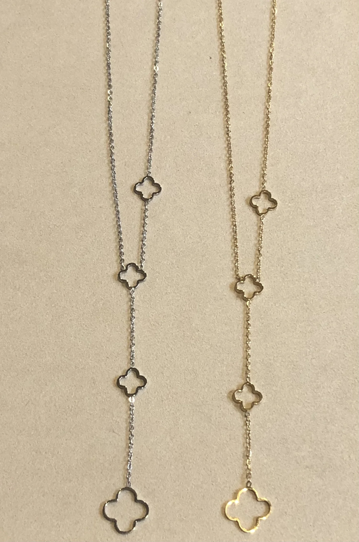 Open Clover Delicate Necklaces | LA ENOVESÉ DESIGNS