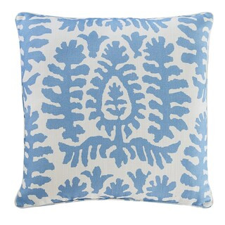 Myrtle Suzani Throw Pillow Cover with Botanical Motif & French Blue | Ballard Designs, Inc.