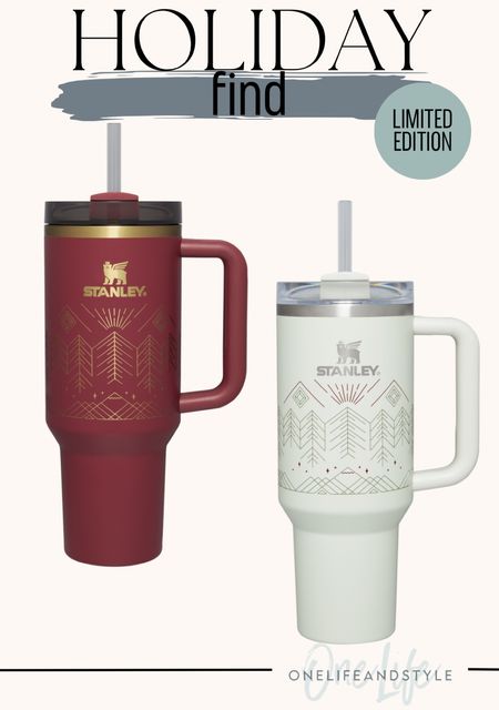 New Stanley colors for the holidays - limited edition, 40oz tumblers. 

#LTKSeasonal #LTKGiftGuide #LTKHoliday