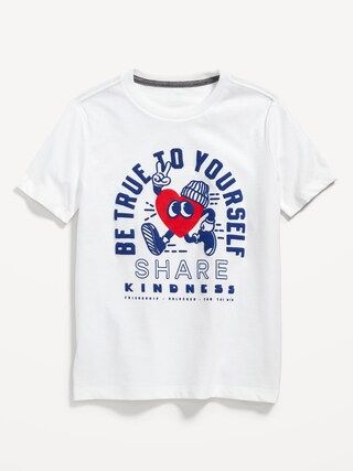 &#x22;Be True to Yourself&#x22; Valentine&#x27;s Graphic T-Shirt for Boys | Old Navy (US)