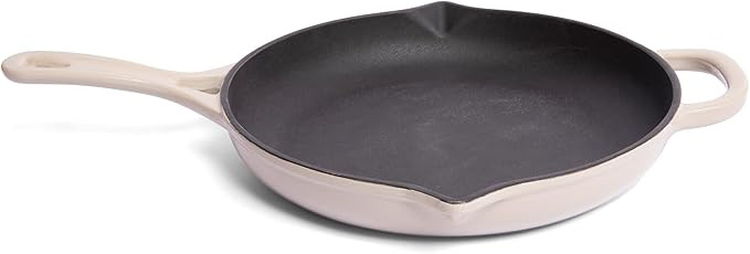 Larder & Vine Enameled Cast Iron Skillet | 10.25 inch Cast Iron Pan | Saute Pan with Pour Spouts ... | Amazon (US)
