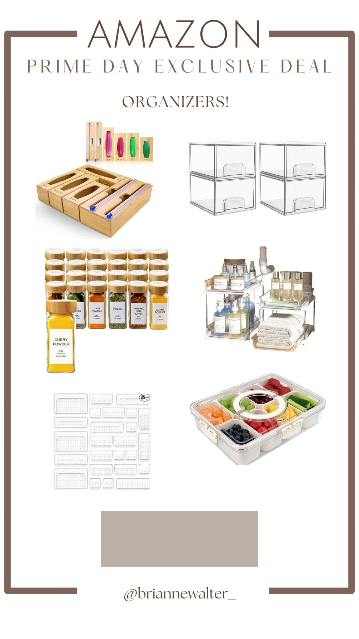 AMAZON PRIME EXCLUSIVE DEAL!

These organizers are all on sale! Pretty and practical! Bamboo kitchen drawers organizers, under the sink cabinet organizer and storage, as well as bathroom drawer organizers!! 

Pretty and practical, affordable home finds, organization, organizers, aesthetic, Amazon find, Amazon finds

#LTKHome #LTKSaleAlert #LTKFindsUnder50
