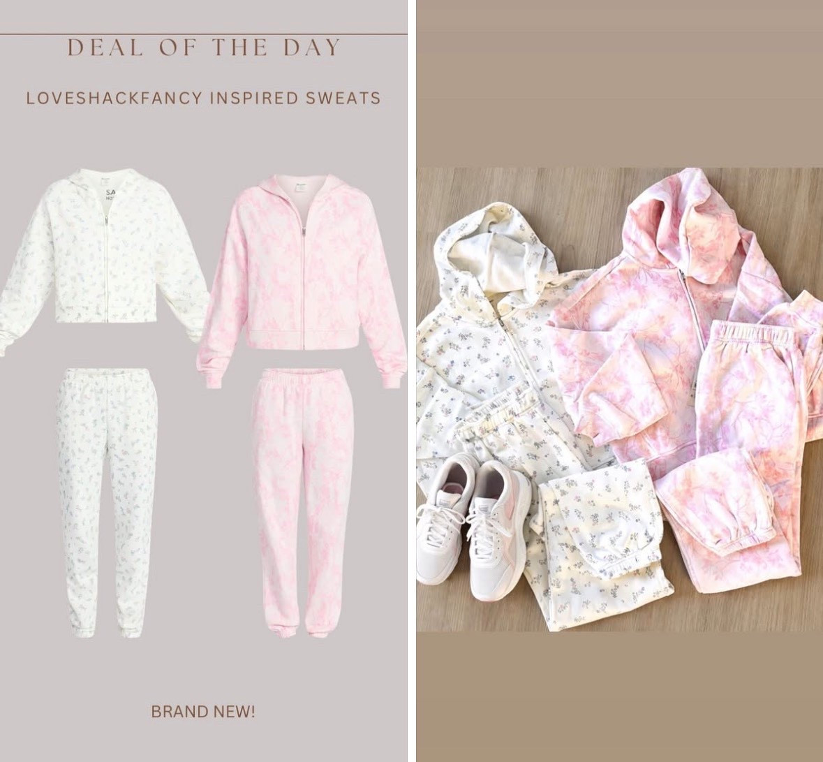 Brand new Walmart loveshackfancy inspired sweats!!!!! These will sellout quickly! Cannot believe the price points / sooo cute 🌸

#LTKFindsUnder50 #LTKTravel #LTKGiftGuide