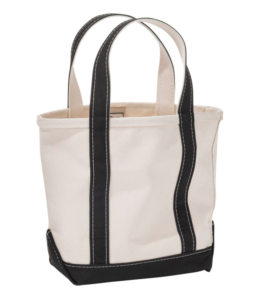 Boat and Tote, Open-Top Black Trim Reg, Canvas/Nylon L.L.Bean | L.L. Bean