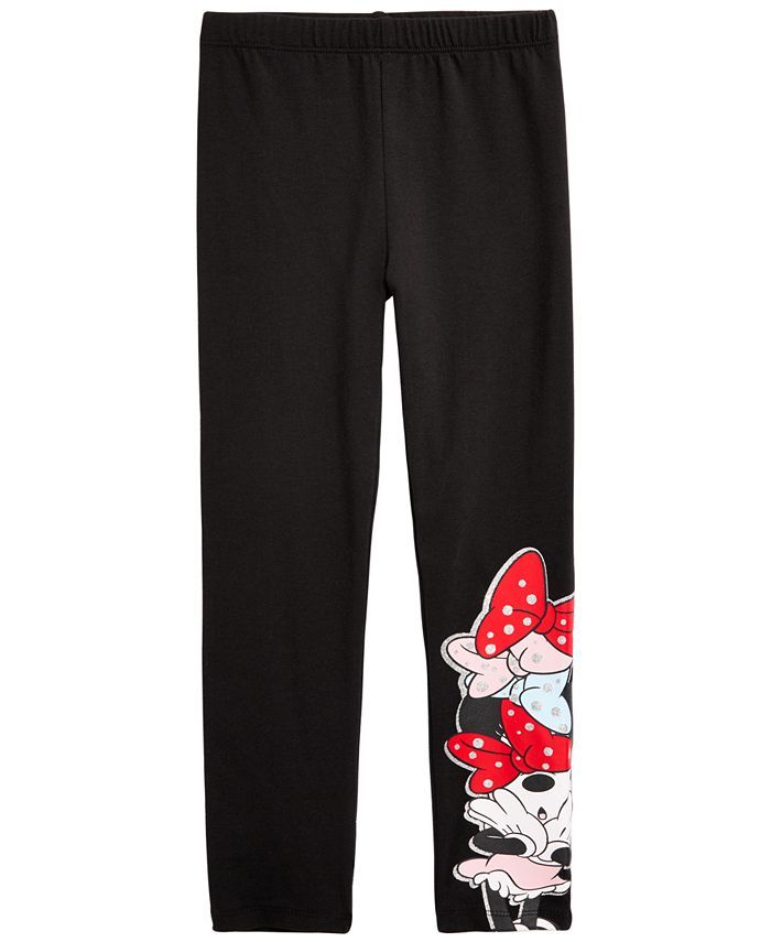 Little Girls Minnie Mouse Bows Leggings | Macys (US)