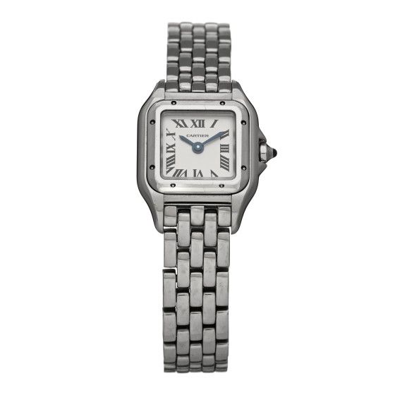 Stainless Steel 19mm Panthere Quartz Watch | FASHIONPHILE (US)