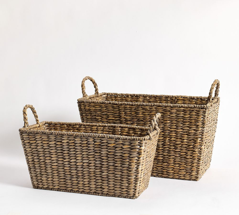 Charleston Seagrass Tappered Baskets - Set of 2 | Pottery Barn (US)