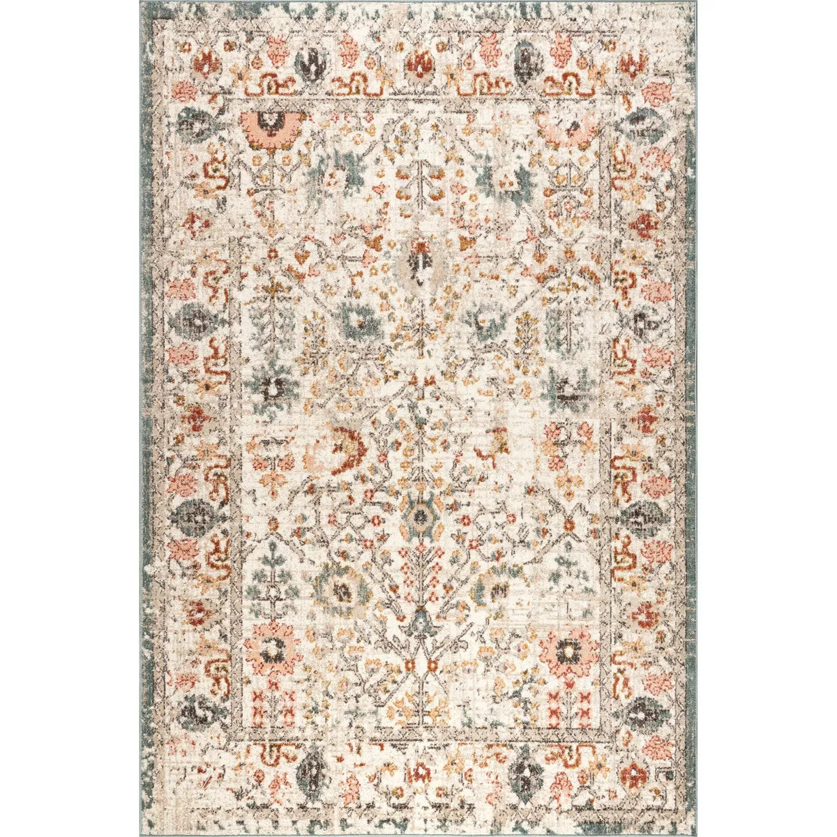 Nuloom Lenore Vintage Floral Indoor Area Rug | Target