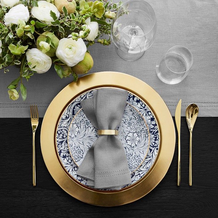 Antique Brass Charger Plate | Williams-Sonoma