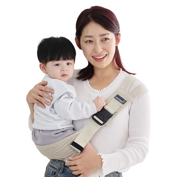 GOOSEKET Toddler Sling/Original/Cotton Baby Carrier/Compact hipseat/Infants to 44 lbs Toddlers/Sl... | Amazon (US)