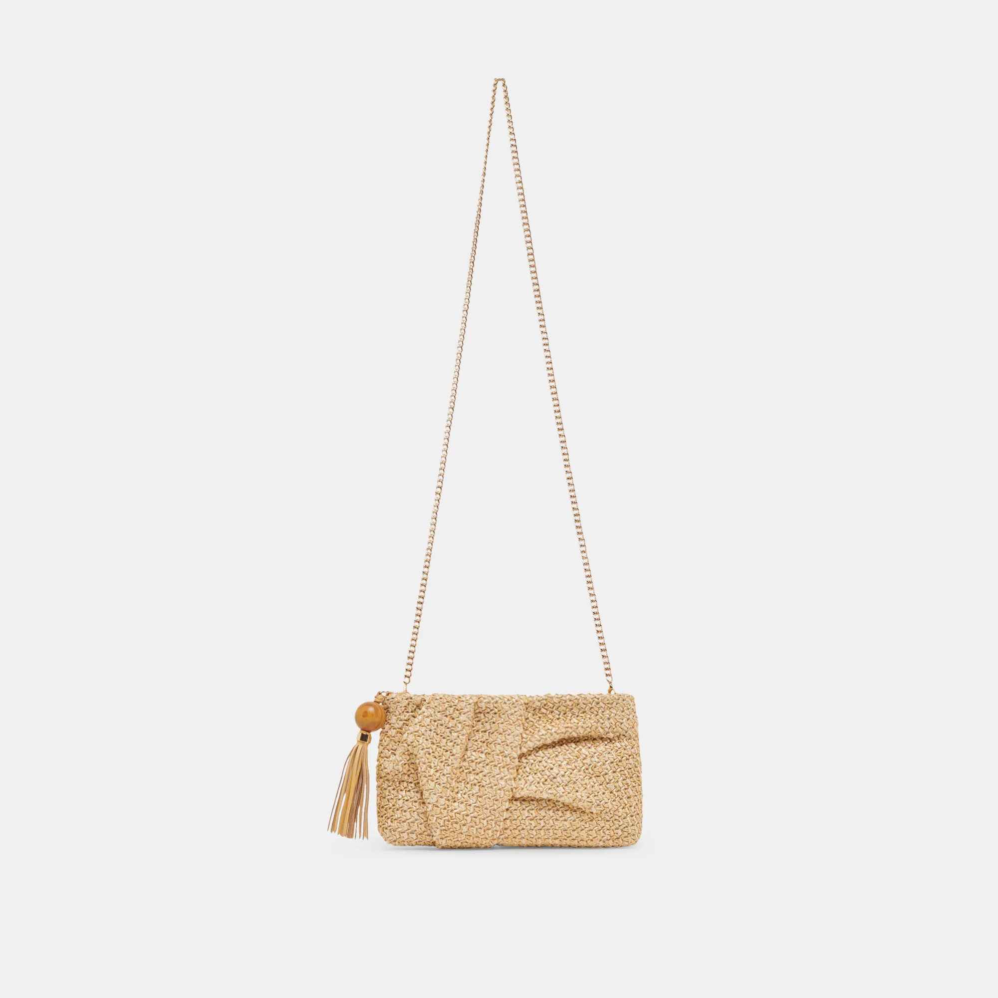 LORENA CLUTCH NATURAL RAFFIA | DolceVita.com