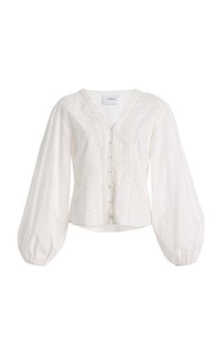 Eva Cotton-Poplin Top | Moda Operandi (Global)