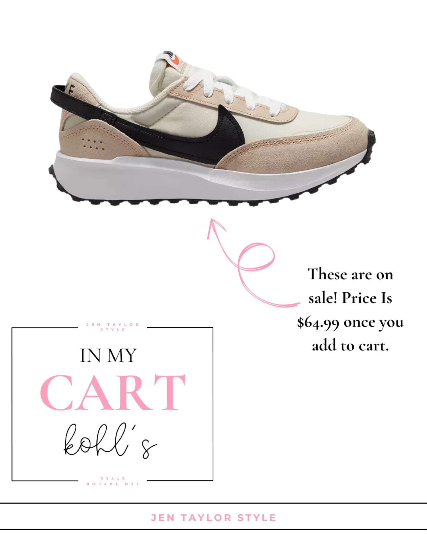 No longer in my cart, because I definitely bought ‘em! 😂 I decided to size up one in the Nike Waffle Debut sneakers. We will see how they stack up against my beloved New Balance! If you have Kohls cash to use, it works on these so I paid less than $40 for mine. 🙌🏻 These would be an awesome gift! 

#LTKSaleAlert #LTKActive #LTKGiftGuide