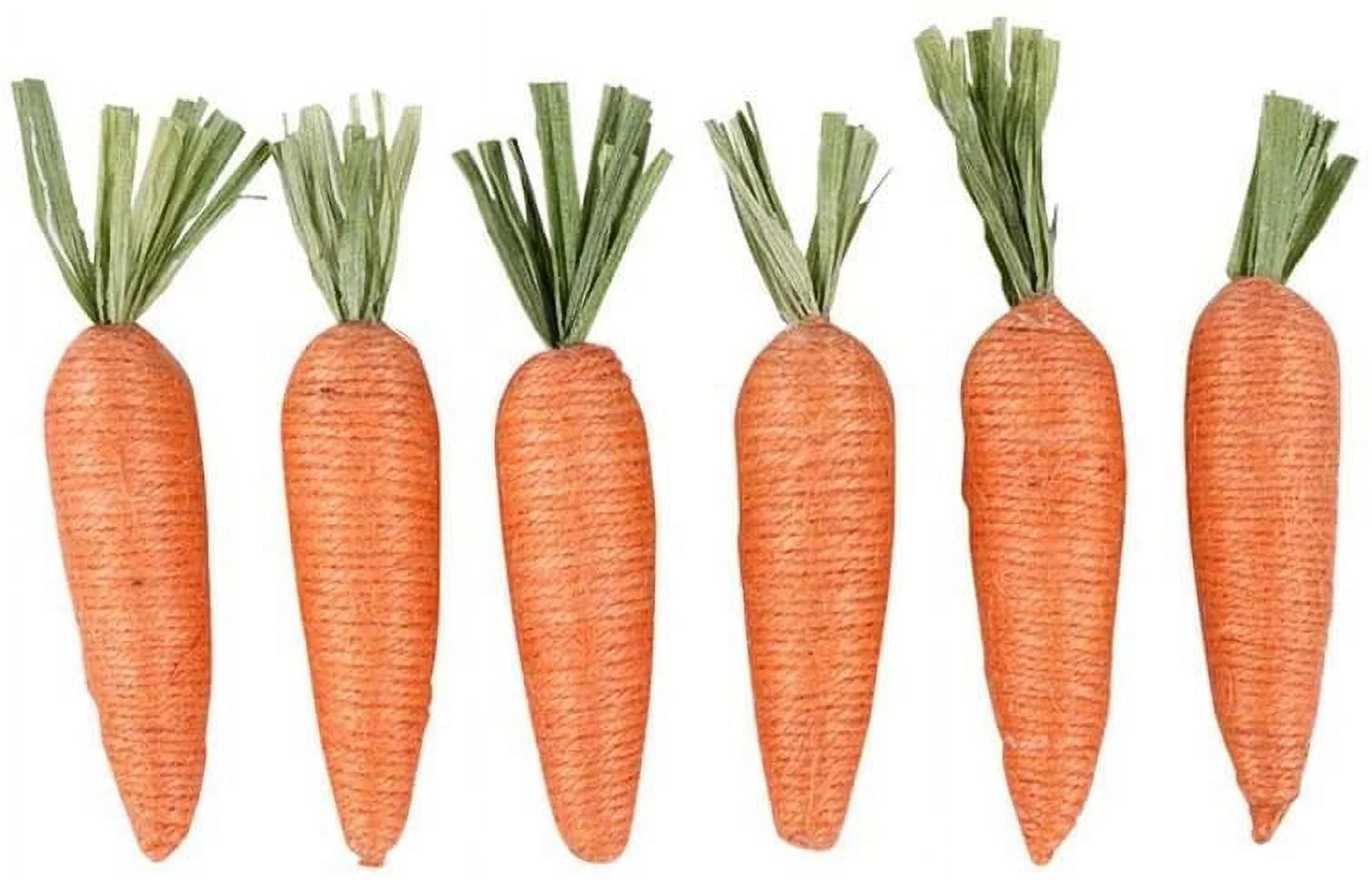 Jute Carrots Easter Decor Orange Mini 6 | Walmart (US)