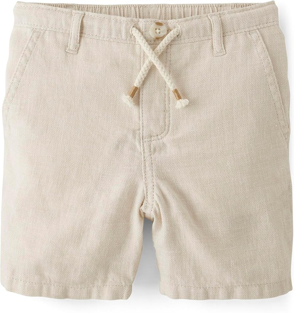 Gymboree Boys' and Toddler Linen Chino Shorts | Amazon (US)