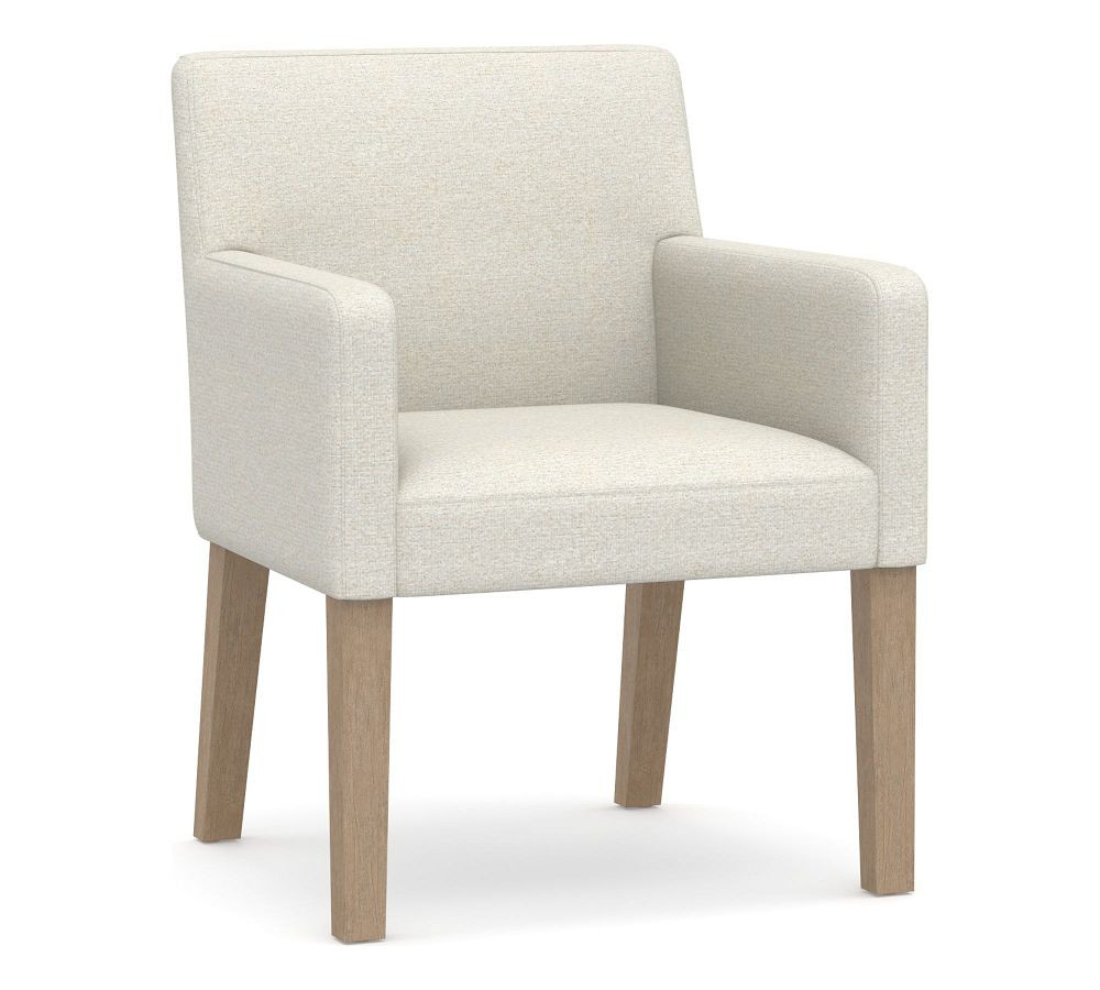 Classic Upholstered Dining Armchair | Pottery Barn (US)