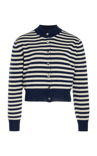 The Aubrey Shrunken Knit Cashmere Cardigan | Moda Operandi (Global)