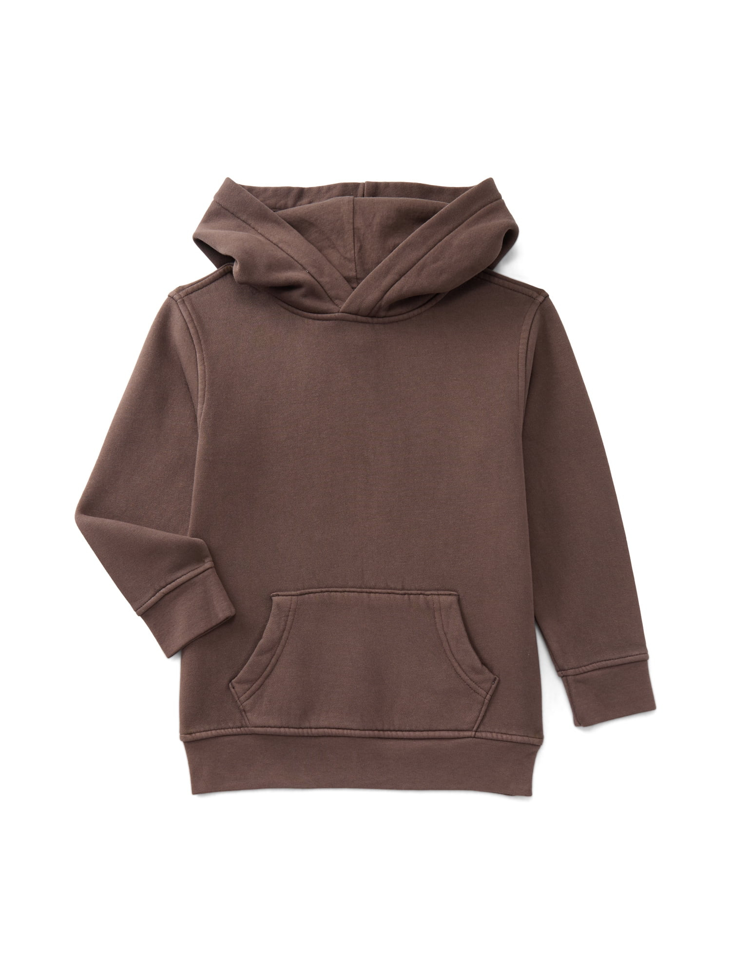 Wonder Nation Boys' Fleece Hoodie with Long Sleeves, Sizes 4-18 & Husky | Walmart (US)