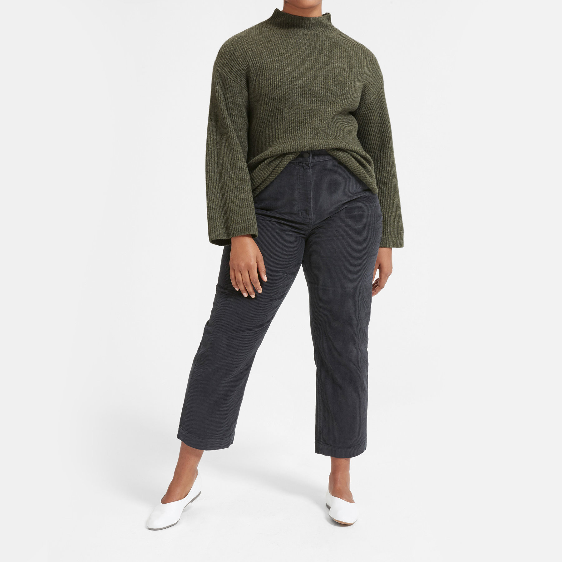 The Cashmere Rib Mockneck | Everlane