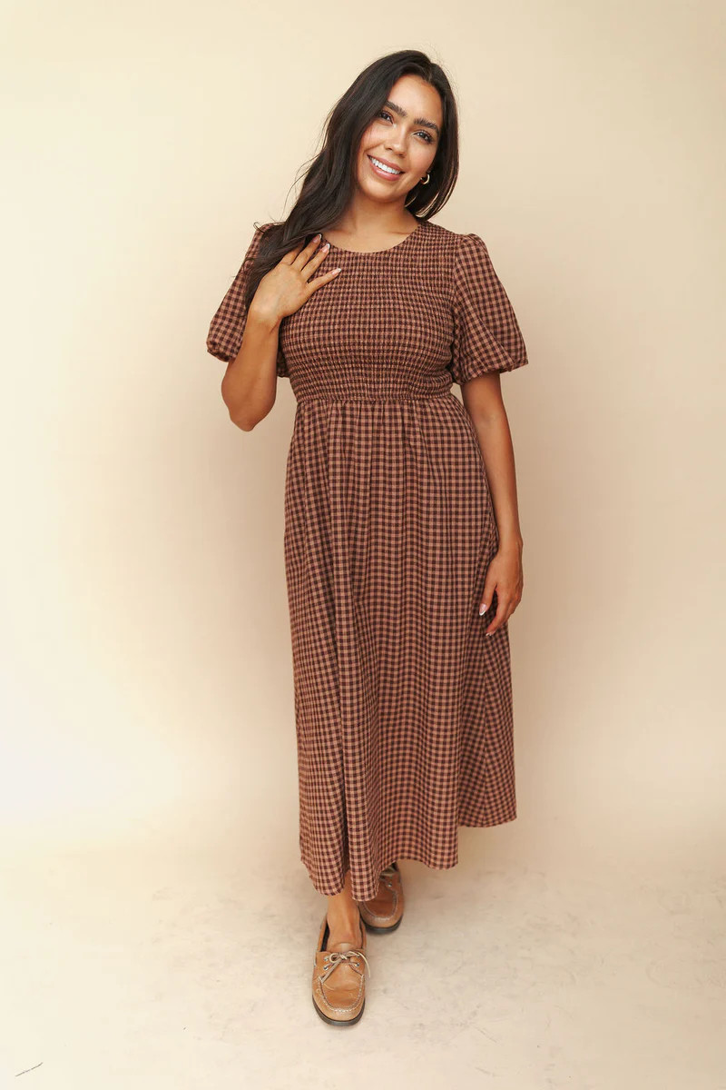 Talia Gingham Dress | Henly