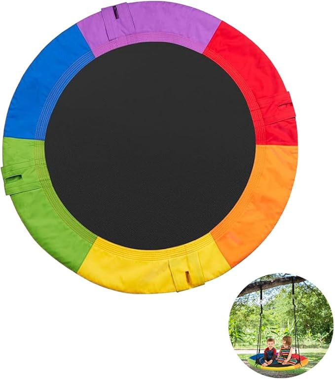 40-Inch Dish Tree Swing Replacement Fabric Cover,Oxford Fabric Outdoor Circle Swing Replacement P... | Amazon (US)