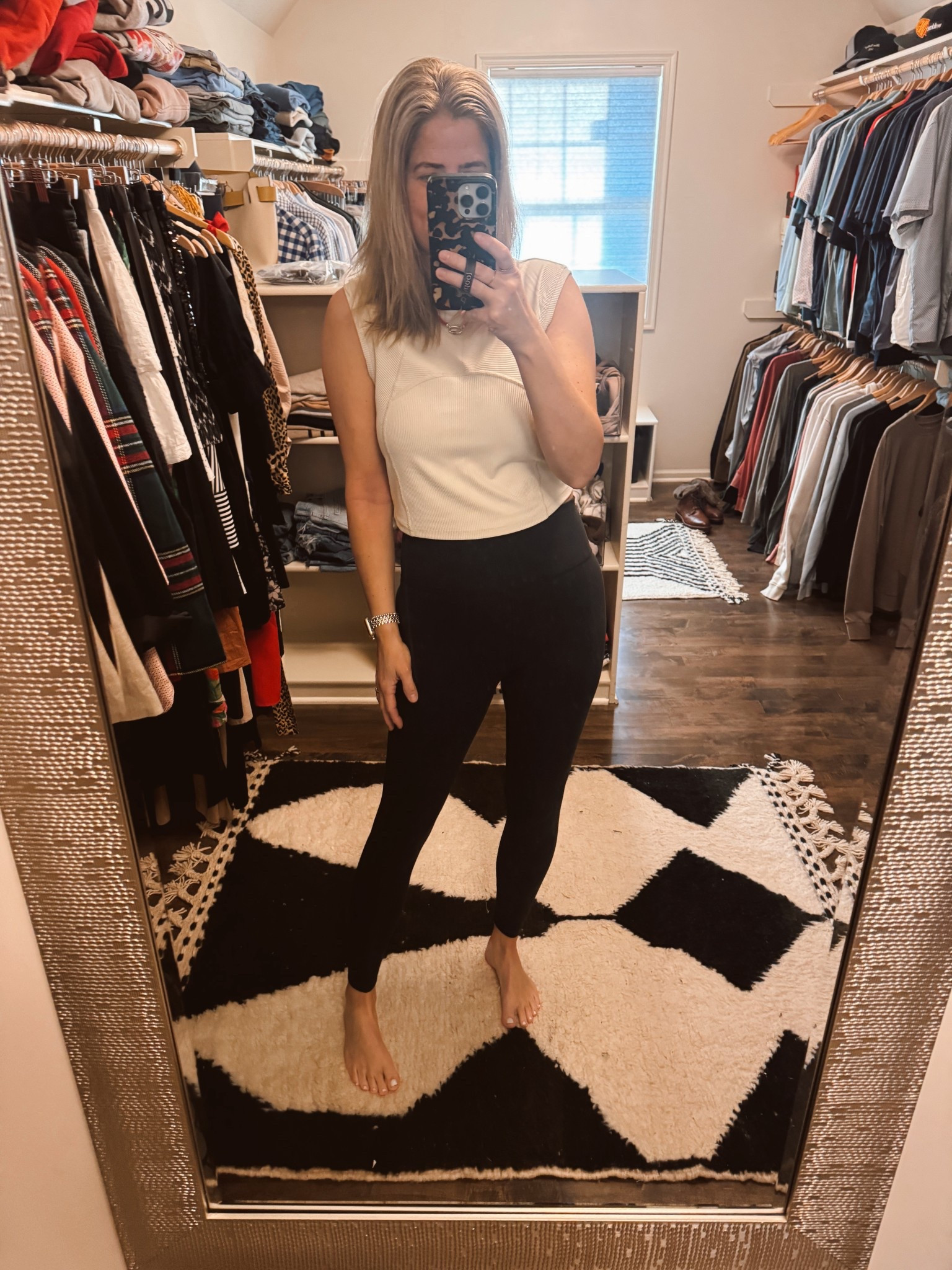 Cotton spandex blend leggings 

#LTKActive #LTKfitnessgoals #LTKmomlife