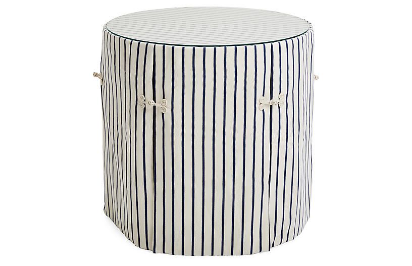 Eden Round Skirted Table | One Kings Lane