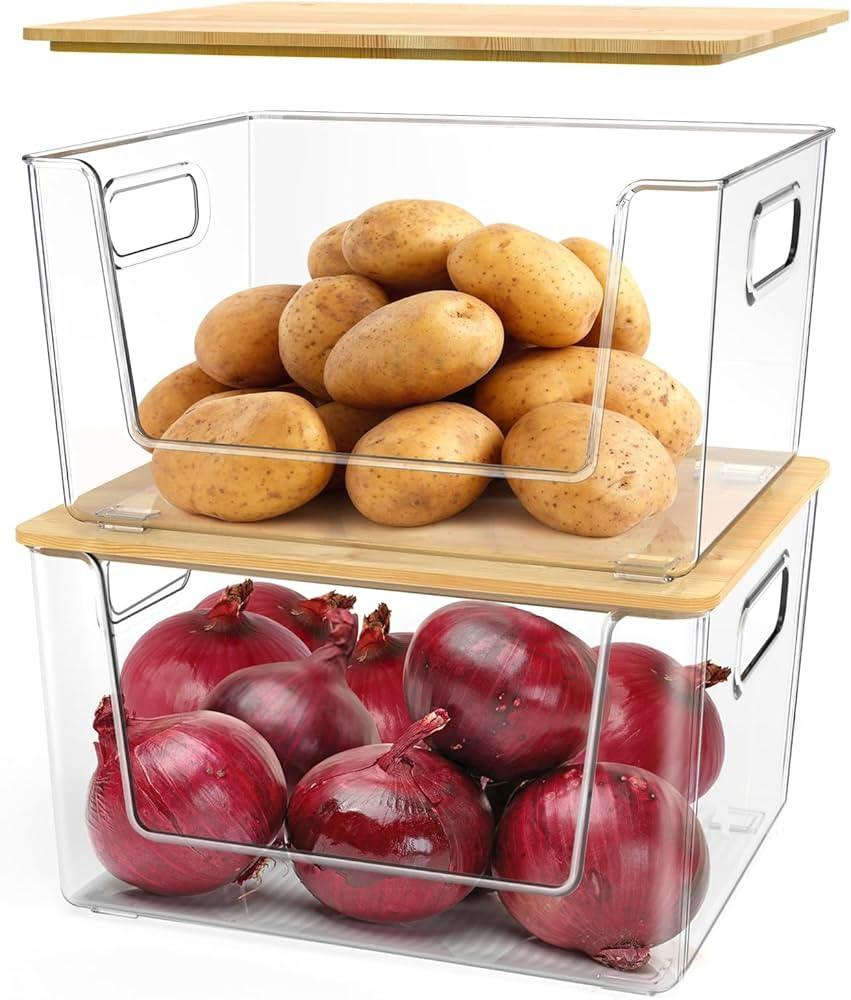 IDEATECH Pantry Organizers and Storage, Kitchen Storage and Organization for Onion, Potato, Veggi... | Amazon (US)