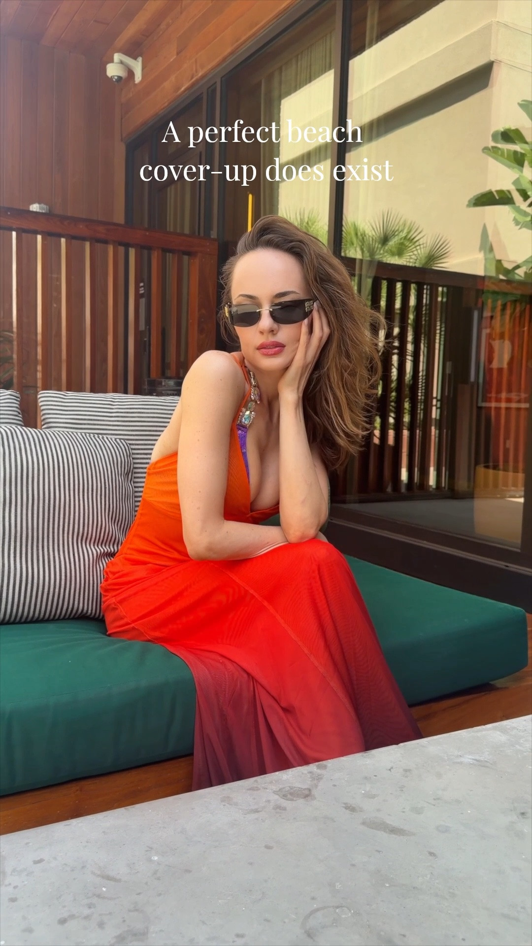 Some pieces need styling. This orange cover-up beach dress IS the styling 🧡

#LTKTravel #LTKSwim