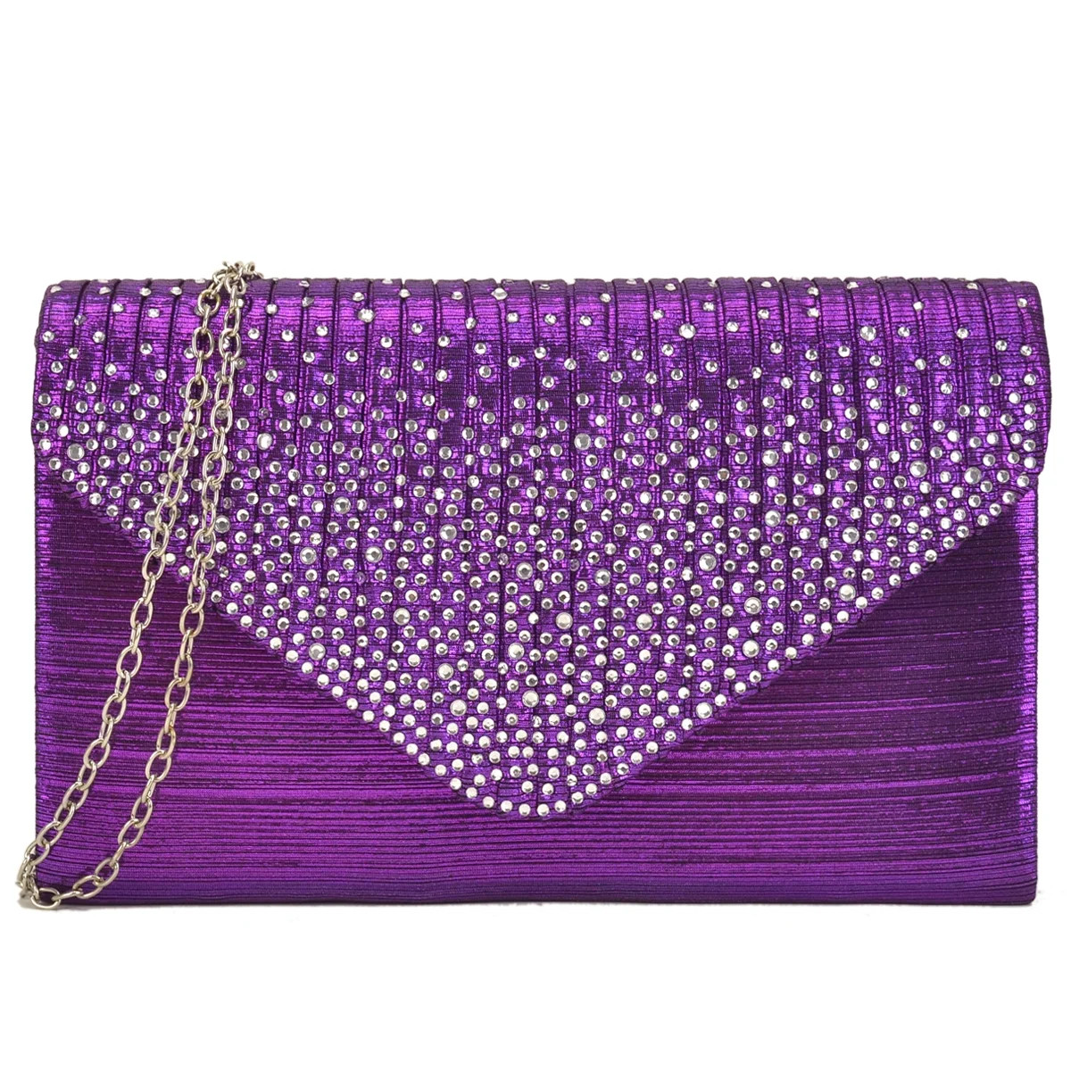 Dasein Ladies Frosted Satin Evening Clutch Purse Bag Crossbody Handbags Party Prom Wedding Envelo... | Walmart (US)