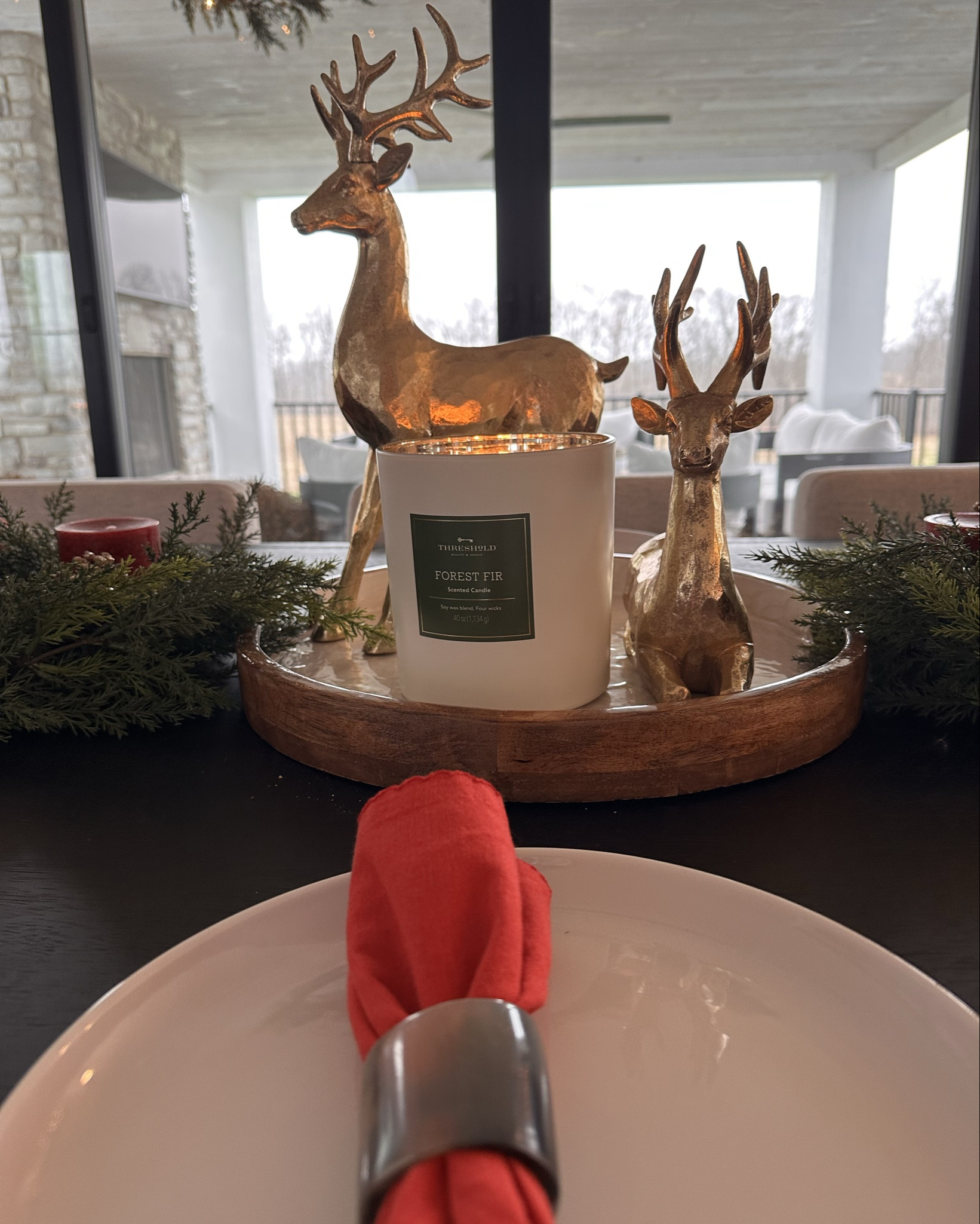 Christmas table decor 

Red Christmas decor, gold Christmas decor 

#LTKHoliday #LTKHome #LTKSeasonal