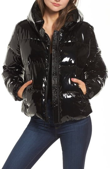 Women's Kendall + Kylie Shiny Puffer Jacket | Nordstrom