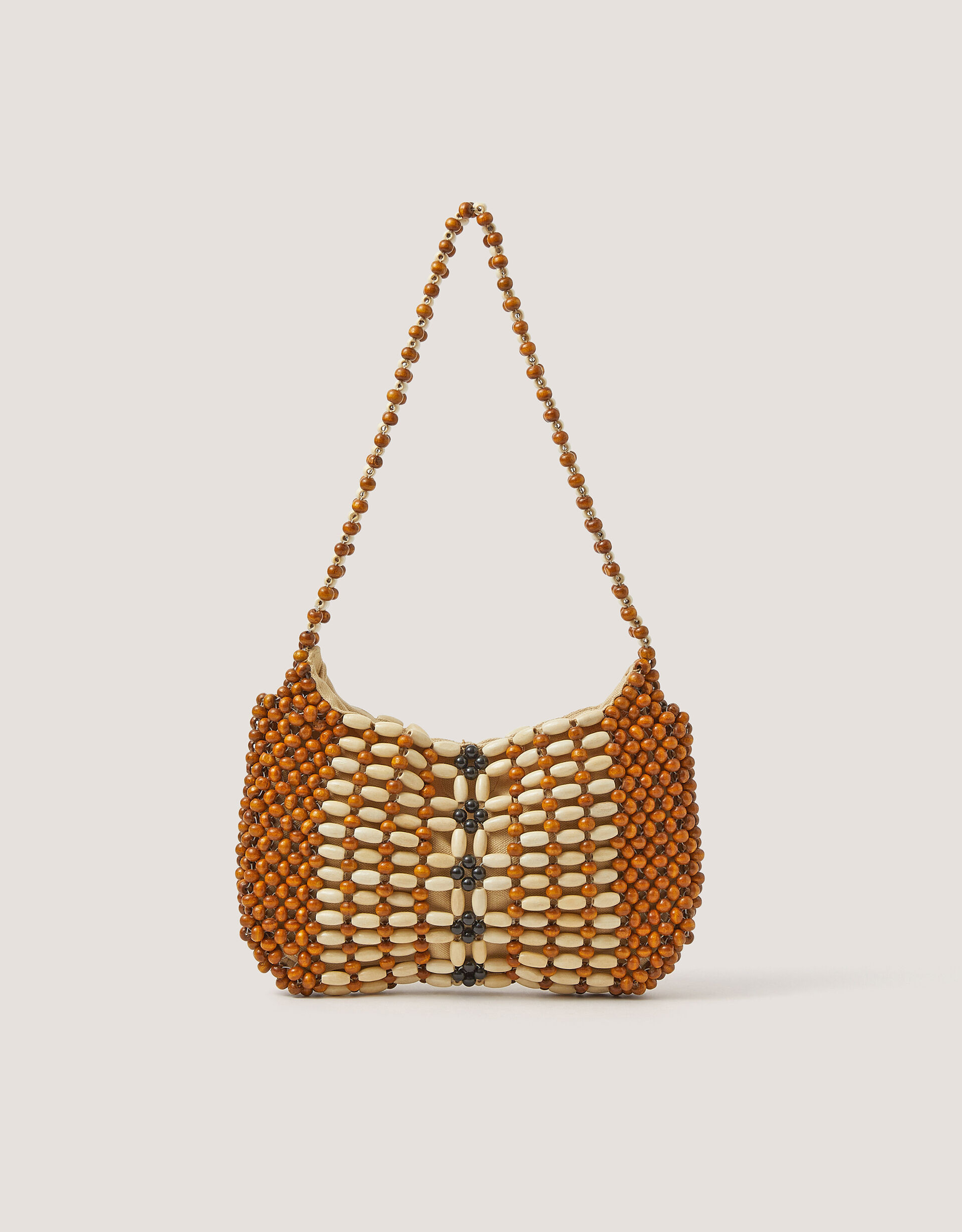 Mira Wooden Bead Shoulder Bag | Monsoon (UK)