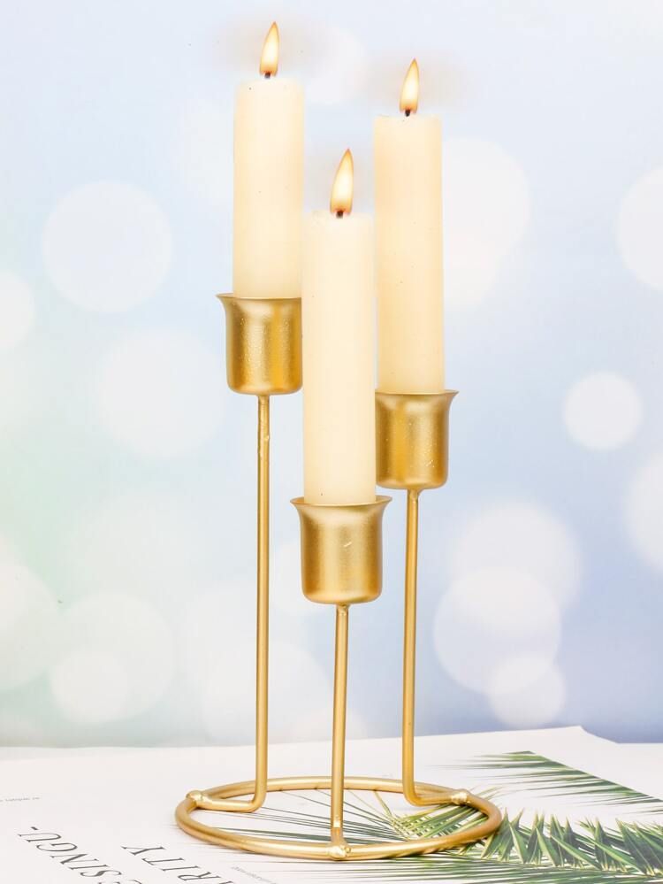 1pc Metal Candle Holder | SHEIN