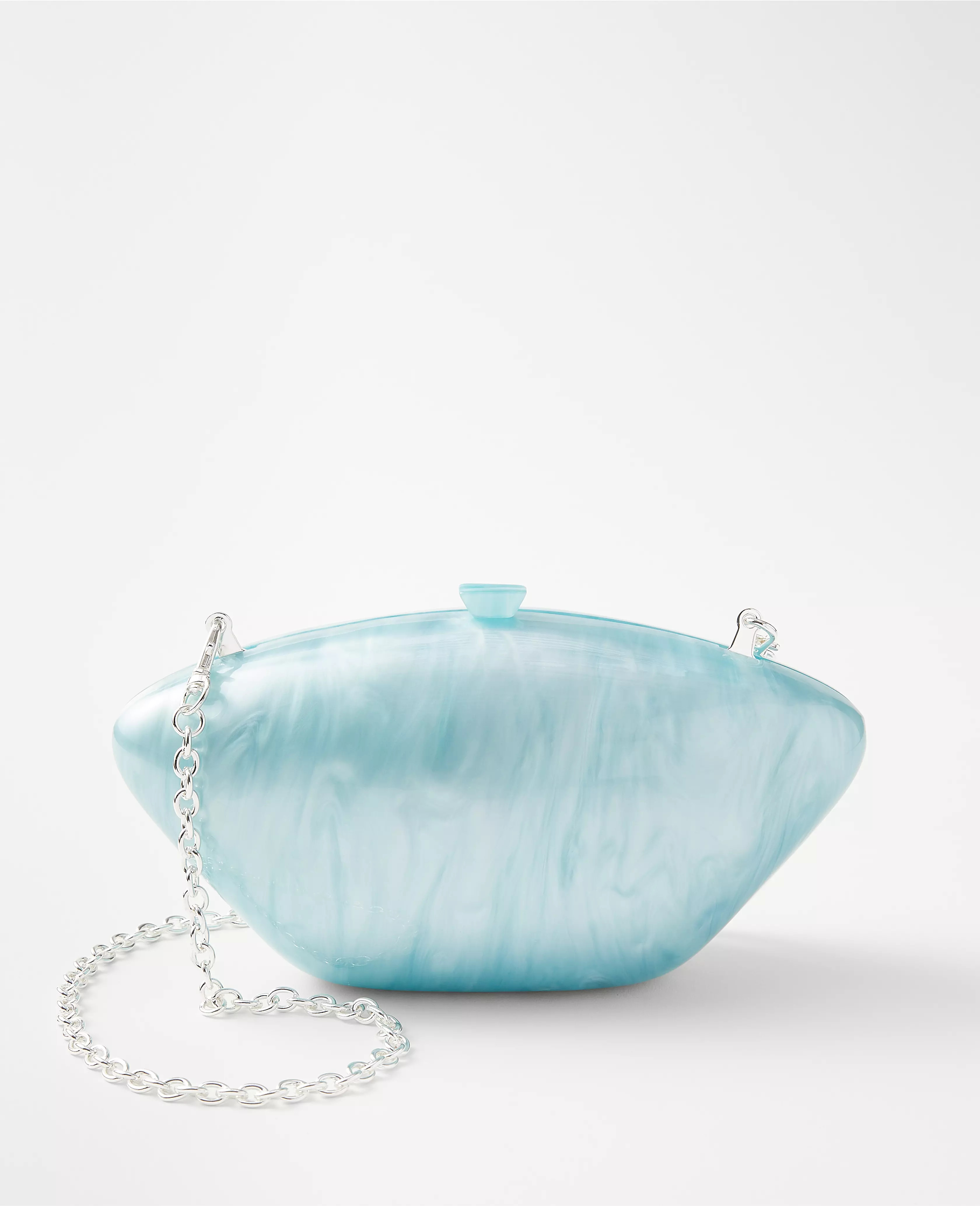 Sculptural Acetate Clutch | Ann Taylor (US)