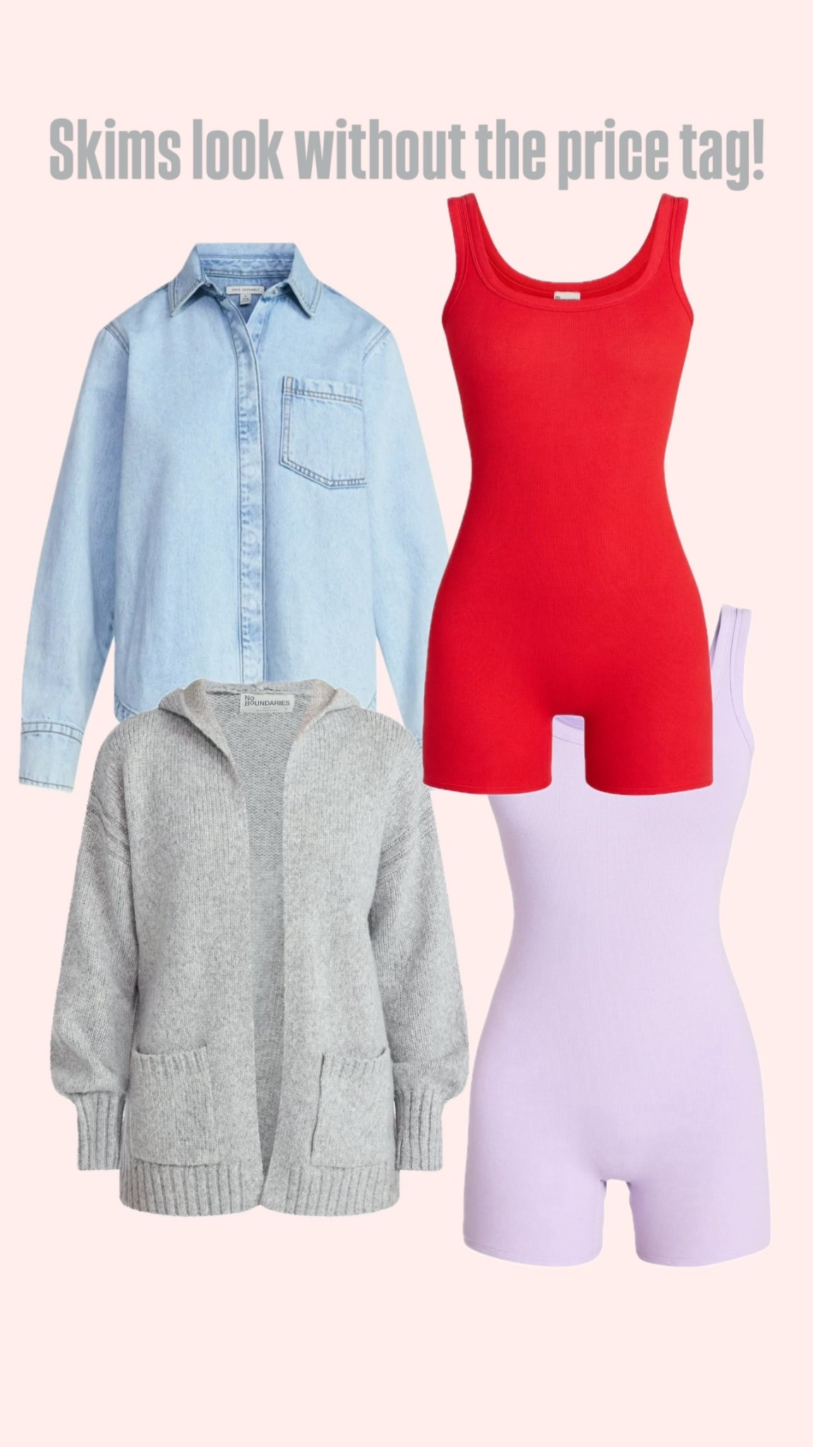 Skims or Walmart? These new arrivals are so cute! Perfect easy running errands fit! 