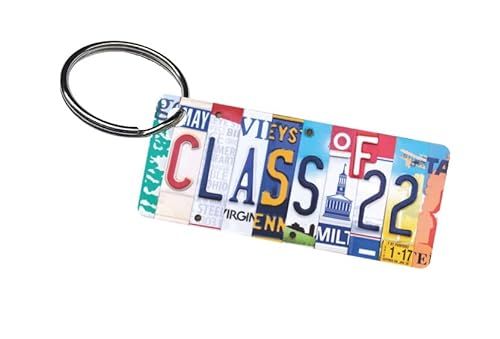 Class of 2022 License Plate Keychain, Class of 22 gift, Class of 2022 bag tag, Class of 22 keycha... | Amazon (US)