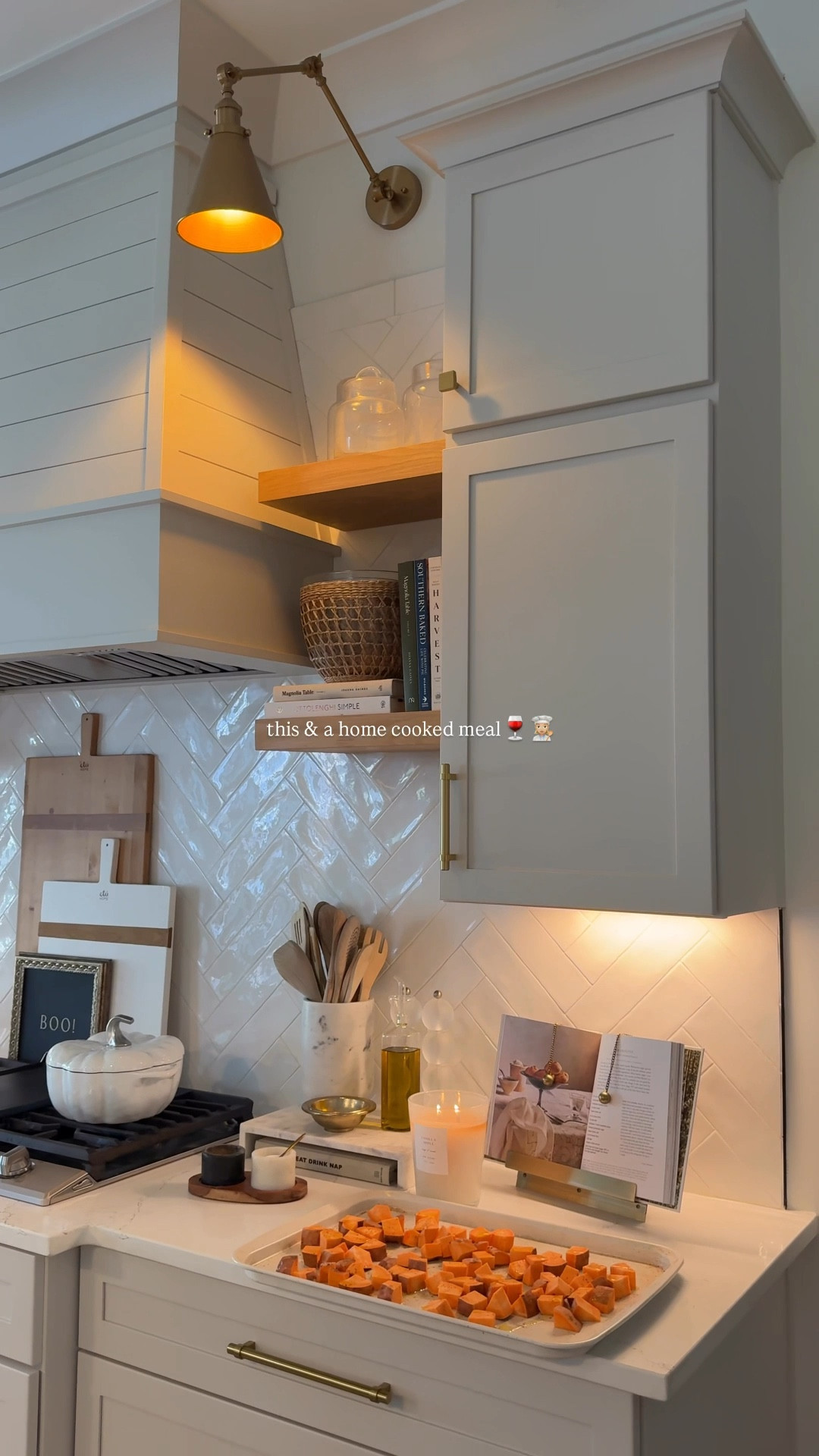 “Alexa, play French cooking music” 🍷👩🏼‍🍳🕯️

#homebody #cozyevening #fallmeals #kitchendecor #kitchendesign #stayingin #neutralhome #cooking 

#LTKFindsUnder100 #LTKStyleTip #LTKHome