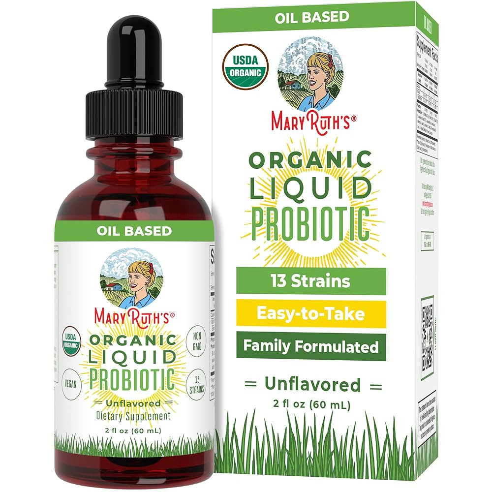 MaryRuth Organics USDA Organic Liquid Probiotic | Digestive Health | Probiotics for Women, Men, K... | Amazon (US)