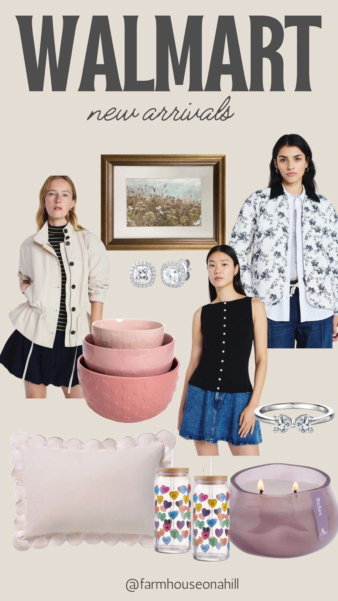 Walmart new arrivals! 
Walmart fashion 
Valentine’s Day 
Home Decor 
Jewelry 

#LTKFindsUnder100 #LTKHome #LTKSeasonal